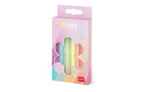 LEGAMI PGPKIT1 MINI GEL PENS - PASTEL COLOURS SPRING IS IN THE AIR SET 6